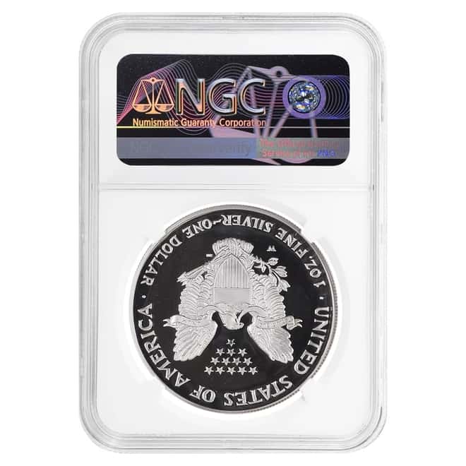 2002 W 1 oz Proof Silver American Eagle NGC PF 70 UCAM (Rhett Jeppson Sign)