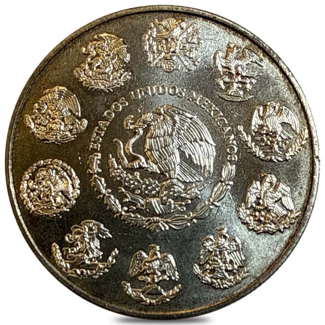 2003 1 oz Mexican Libertad Silver Coin Scruffy