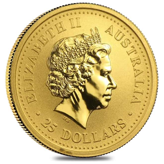 2003 1/4 oz Gold Lunar Year of The Goat BU Australia Perth Mint (Series I)