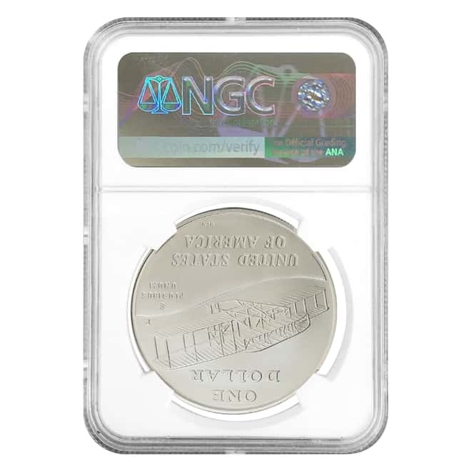 2003 P First Flight Centennial $1 Silver Dollar Commemorative NGC MS 70