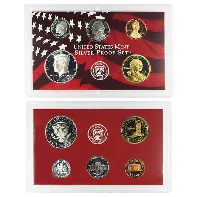 2003-S US Mint Proof Silver Set (w/Box & COA)