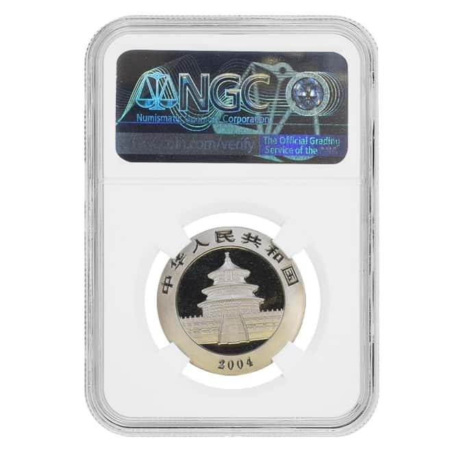 2004 1/2 oz Proof Palladium Chinese Panda 100 Yuan NGC PF 68 UCAM