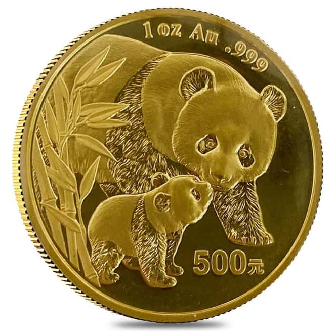 2004 1 oz Chinese Gold Panda 500 Yuan BU (Sealed)