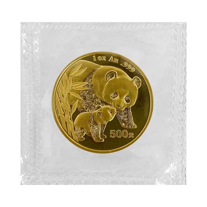 2004 1 oz Chinese Gold Panda 500 Yuan BU (Sealed)