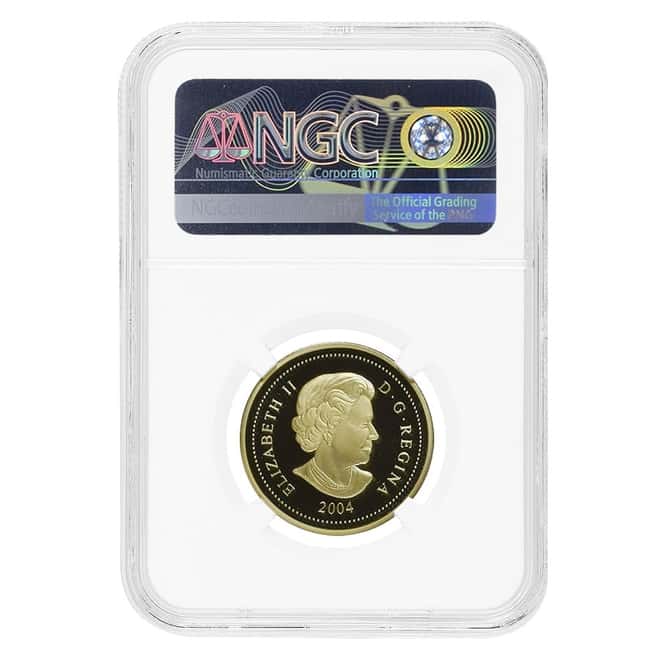 2004 Canada Saint Lawrence Seaway $100 Proof Gold Coin NGC PF 69 UCAM (AGW .225 oz)