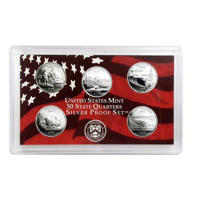 2005-S US Mint Proof Silver Set (w/Box & COA)