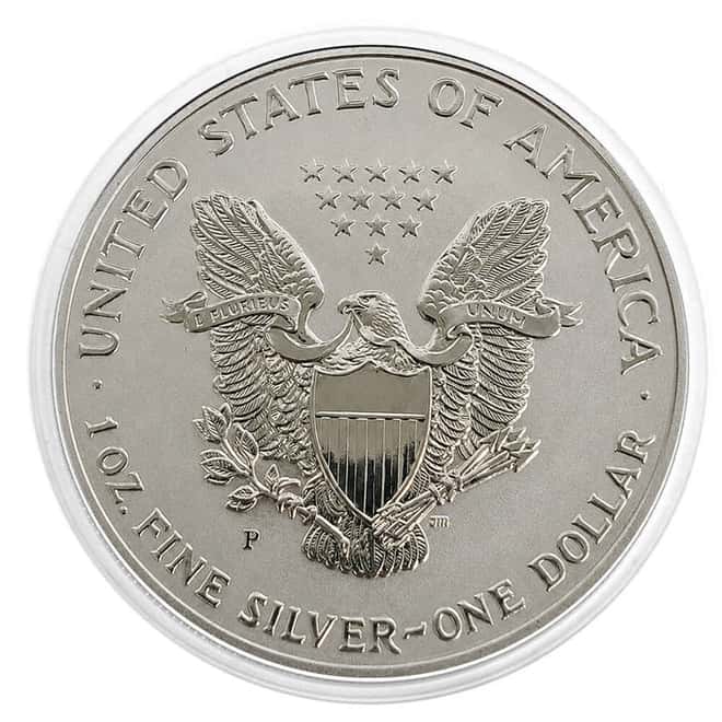 2006-P 1 oz Reverse Proof Silver American Eagle $1 Coin (in Cap)