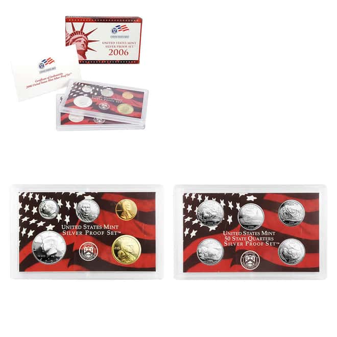 2006-S US Mint Proof Silver Set (w/Box & COA)