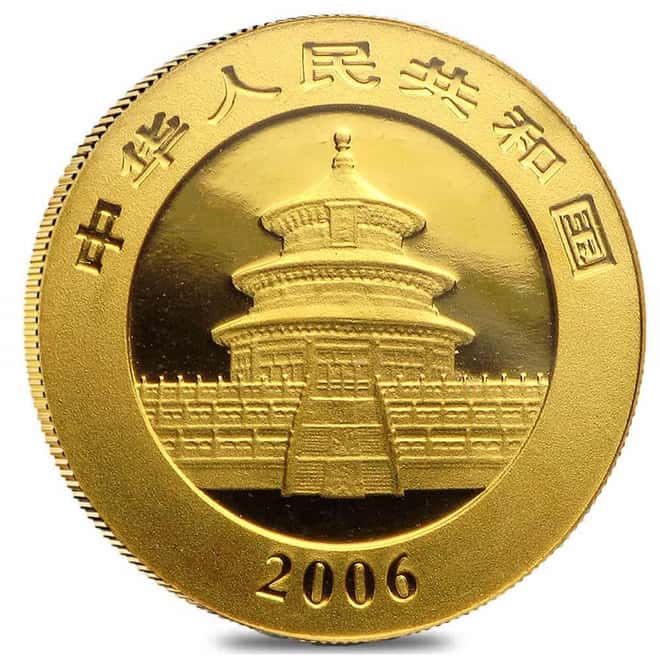 2006 1/20 oz Chinese Gold Panda 20 Yuan .999 Fine BU (Sealed)
