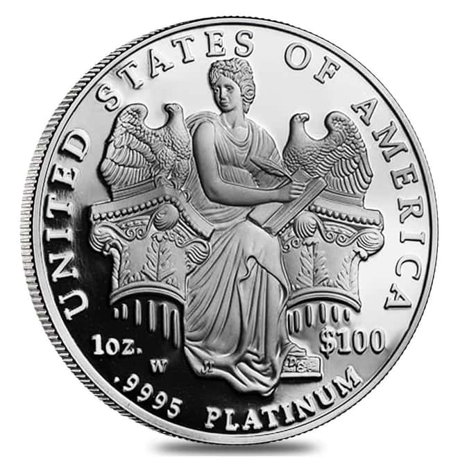 2006 W 1 oz $100 Platinum American Eagle Proof Coin (w/Box & COA)