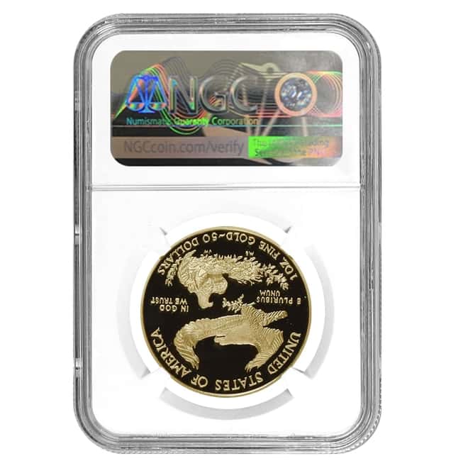 2006 W 1 oz $50 Proof Gold American Eagle NGC PF 70 UCAM (Rhett Jeppson Sign)
