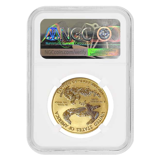 2006 W 1 oz $50 Reverse Proof Gold American Eagle NGC PF 70