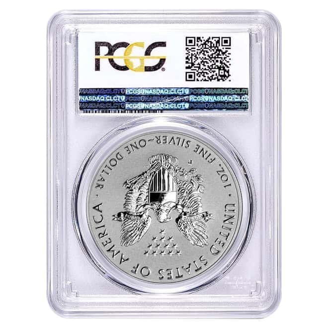 2006 P 1 oz Reverse Proof Silver American Eagle $1 Coin PCGS PF 70 - 20th Anniversary