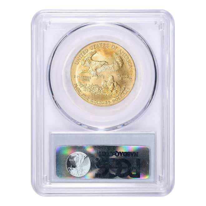2007-W 1/2 oz $25 Burnished Gold American Eagle PCGS MS 69