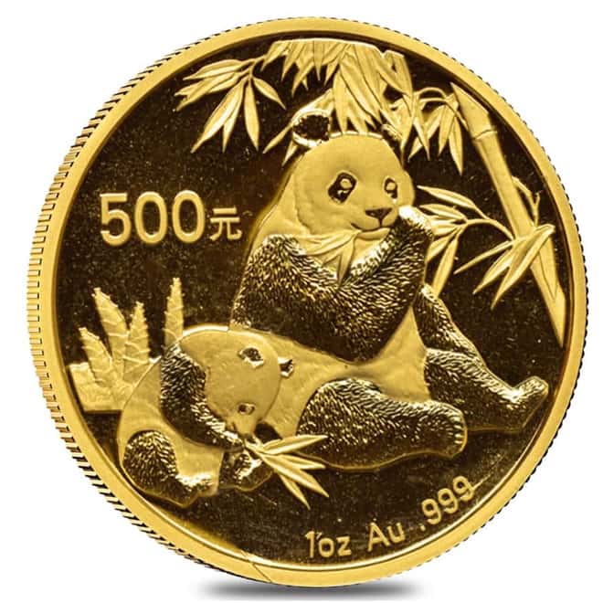 2007 1 oz Chinese Gold Panda 500 Yuan BU (Sealed)