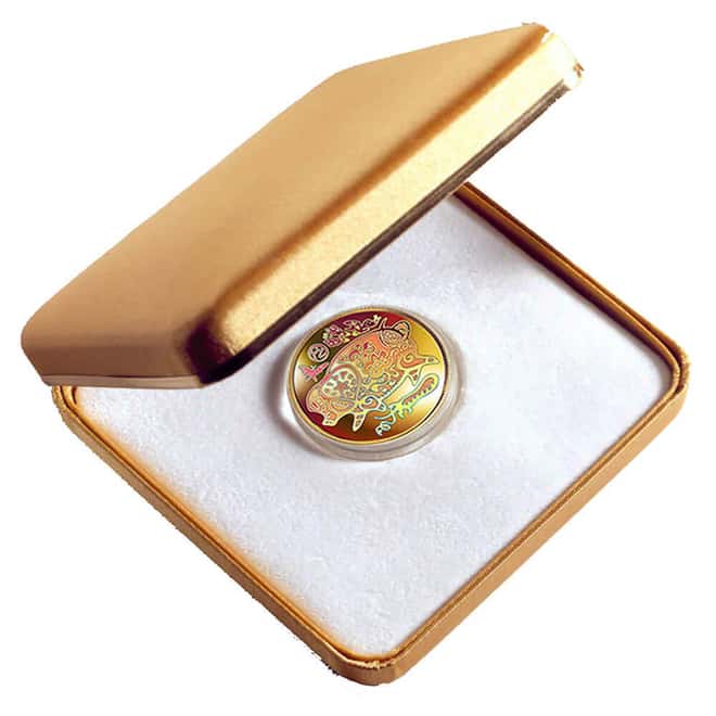 2007 Canada Lunar Pig Hologram Gold Coin (w/Box & COA)