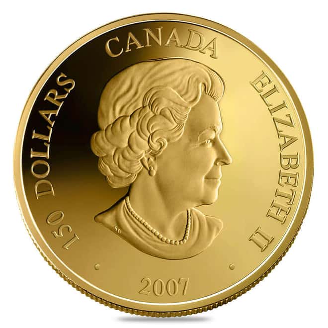 2007 Canada Lunar Pig Hologram Gold Coin (w/Box & COA)