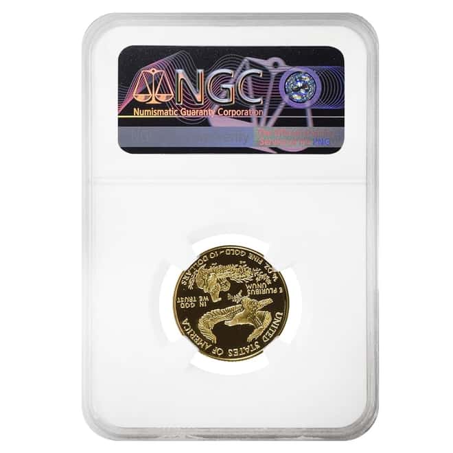 2007 W 1/4 oz $10 Proof Gold American Eagle NGC PF 70 UCAM (Rhett Jeppson Sign)