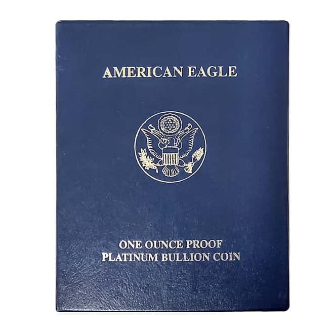 2007 W 1/2 oz $50 Platinum American Eagle Proof Coin (w/Box & COA)