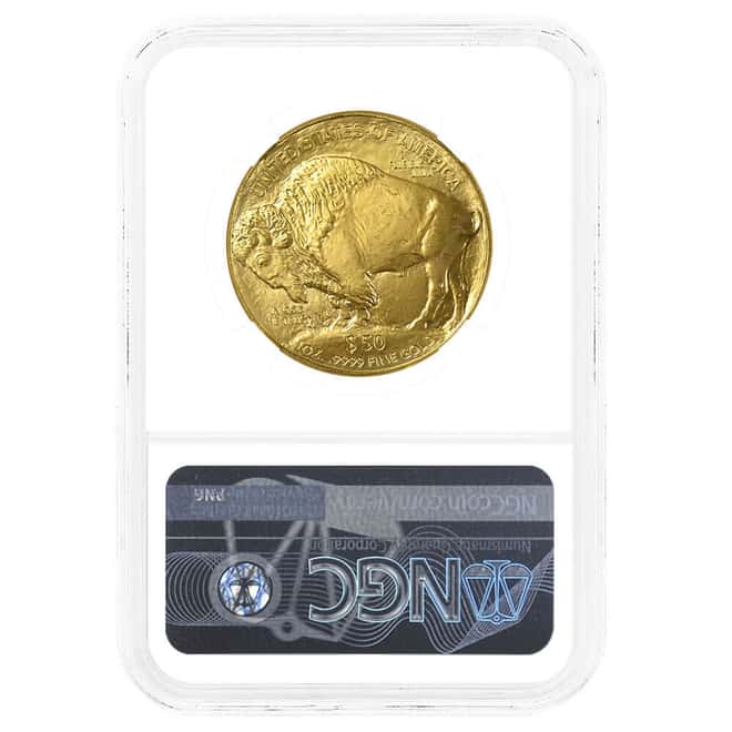 2008-W 1 oz $50 Burnished Gold American Buffalo NGC MS 69