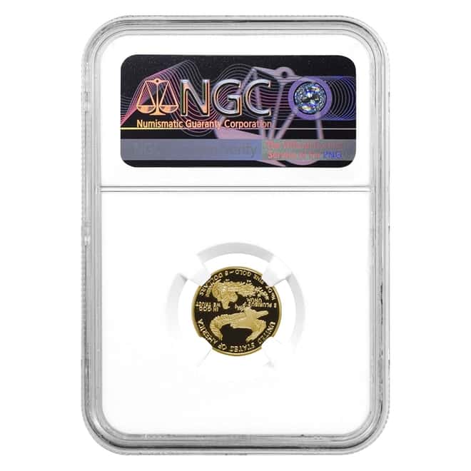 2008 W 1/10 oz $5 Proof Gold American Eagle NGC PF 70 UCAM (Rhett Jeppson Sign)