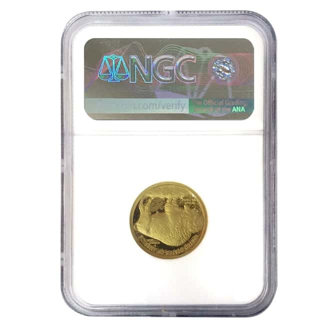 2008 W 1/4 oz $10 Proof Gold American Buffalo NGC PF 70