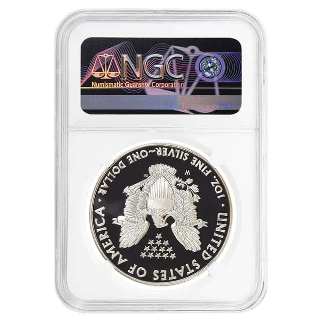 2008 W 1 oz Proof Silver American Eagle NGC PF 70 UCAM (Rhett Jeppson Sign)