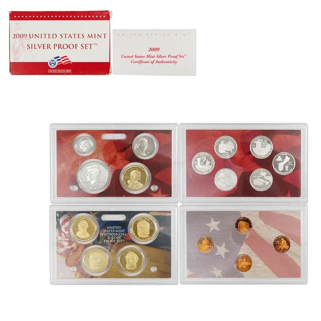 2009-S US Mint Proof Silver Set (w/Box & COA)