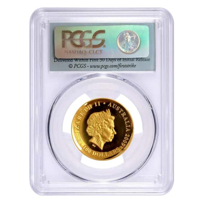 2009 1 oz Proof Gold Australian Koala High Relief Perth Mint PCGS PF 70 DCAM FS