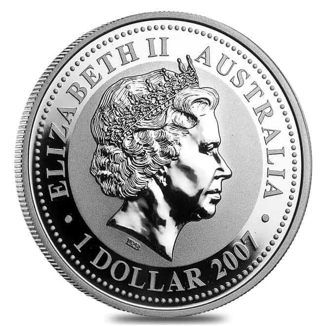2009 1 oz Silver Lunar Year of The Ox BU Australian Perth Mint (Series I)