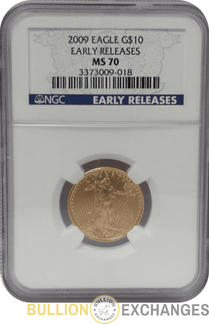 2009 $10 Gold Eagle NGC MS70