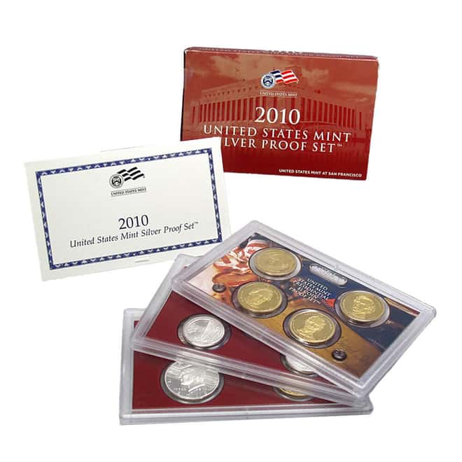 2010-S US Mint Proof Silver Set (w/Box & COA)