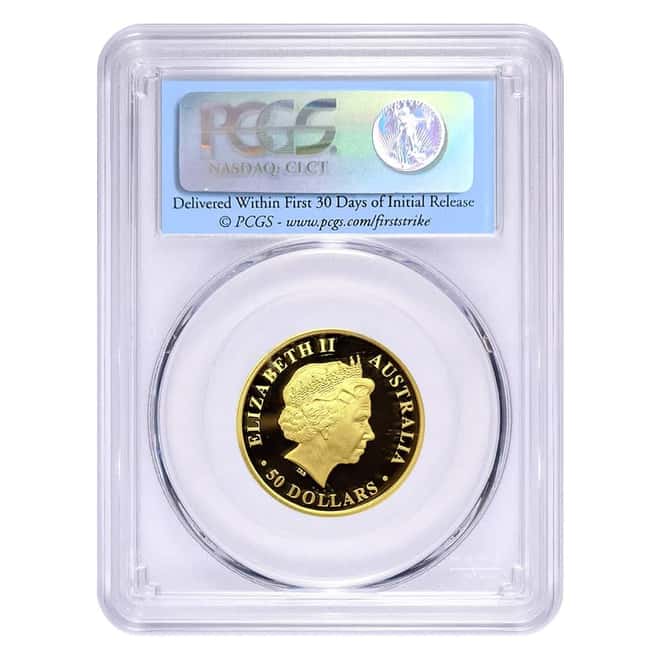 2010 1/2 oz Gold Australian Koala Discover Australia Perth Mint PCGS Gem Proof