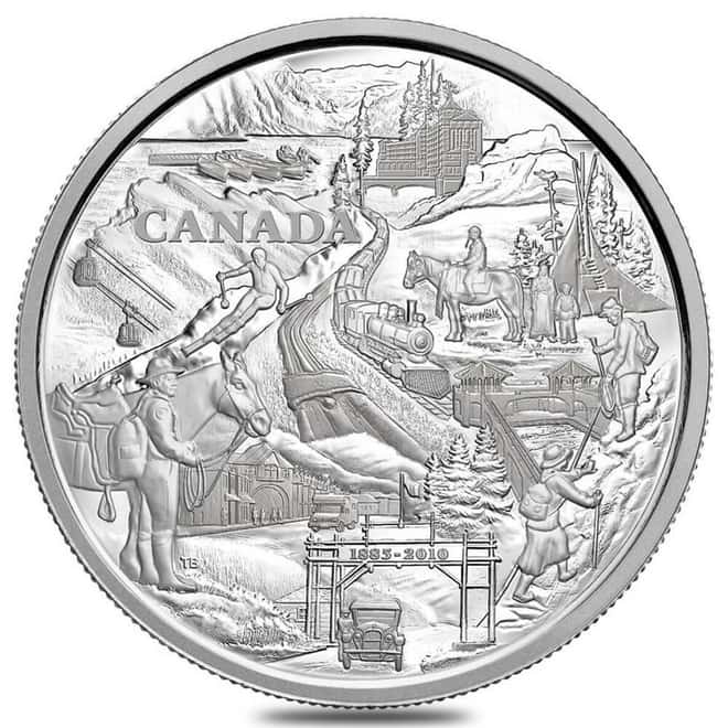 2010 Canada 1 Kilo Banff National Park 125th Anniversary Proof Silver Coin
