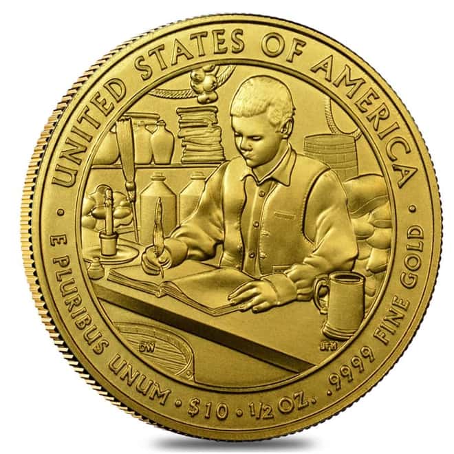2010 W 1/2 oz $10 First Spouse - Buchanan's Liberty Gold Uncirculated Coin (w/Box & COA)