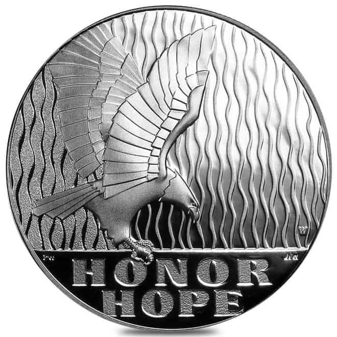 2011 1 oz 9/11 Proof Silver National Medal (Random Mint Mark)
