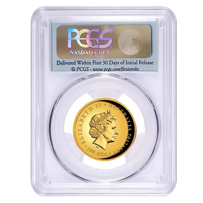 2012 1 oz Proof Gold Australian Koala High Relief Perth Mint PCGS PF 69 DCAM FS