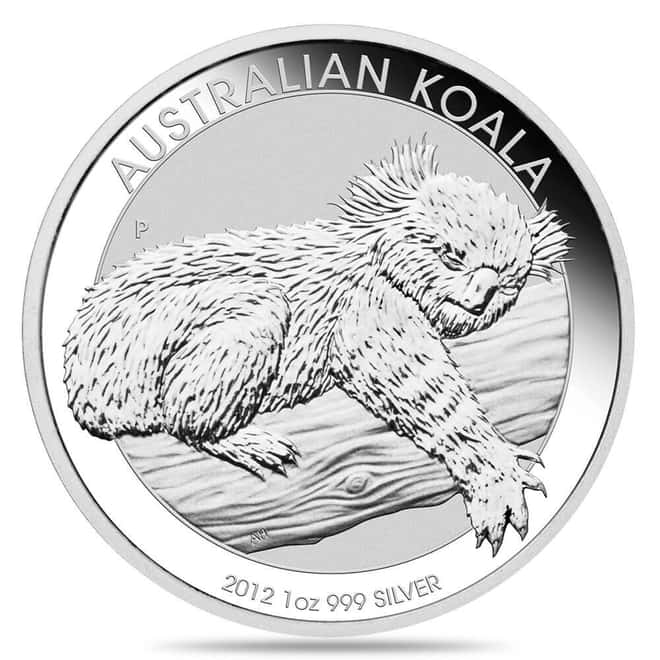 2012 Australian 1 oz Silver Koala Coin BU