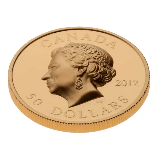 2012 Canada Queen's Diamond Jubilee Ultra High Relief Proof Gold Coin