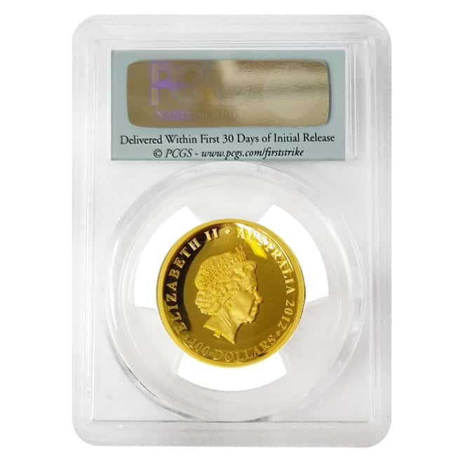 2012 P 1 oz $100 Gold Australia Koala Coin High Relief PCGS PF 70 DCAM First Strike