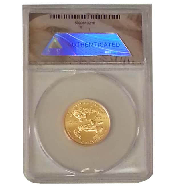 2012 1/4 oz $10 Gold American Eagle ANACS MS 70