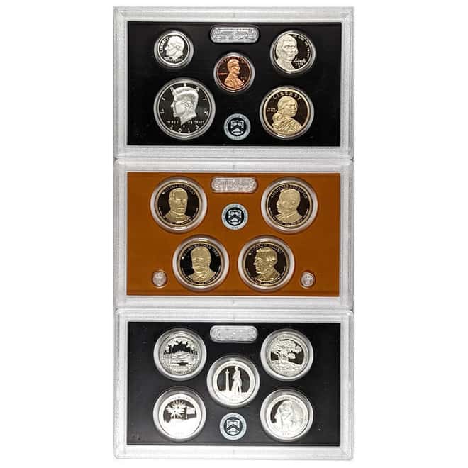 2013-S US Mint Proof Silver Set (w/Box & COA)