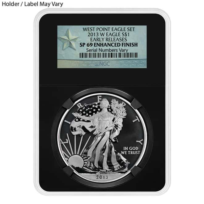 2013-W 1 oz Enhanced Silver American Eagle NGC/PCGS MS/SP 69