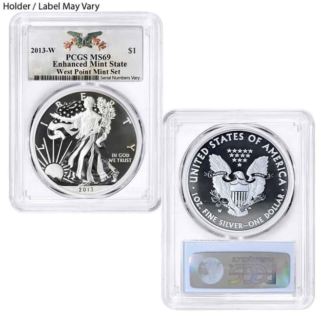 2013-W 1 oz Enhanced Silver American Eagle NGC/PCGS MS/SP 69