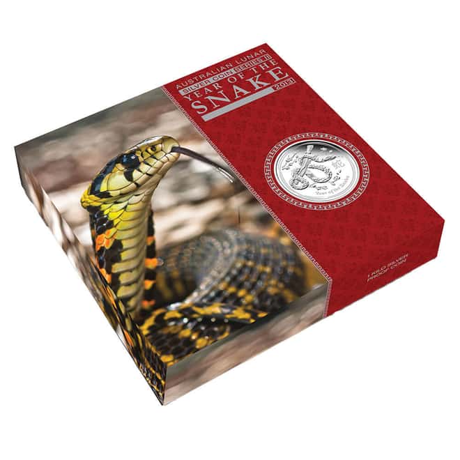 2013 1 Kilo Proof Silver Lunar Snake Australian Perth Mint