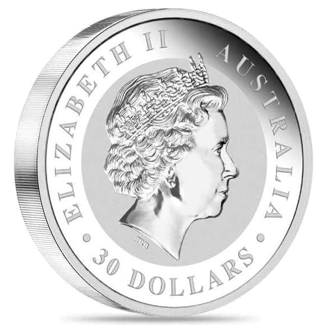 2013 1 Kilo Silver Australian Kookaburra Perth Mint BU