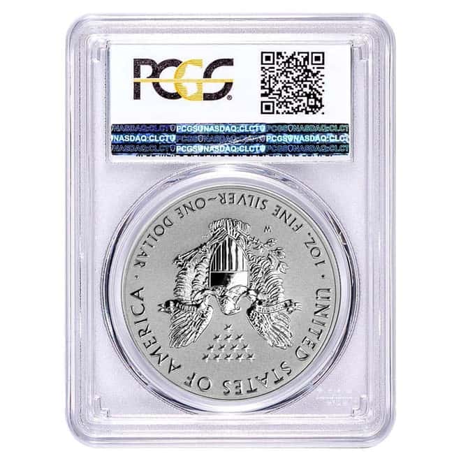 2013 W 1 oz Reverse Proof Silver American Eagle PCGS PF 69