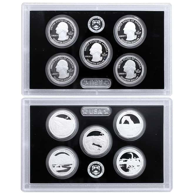 2014-S US Mint Proof Silver Set (w/Box & COA)