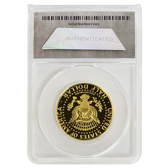 2014-W 3/4 oz Gold Kennedy Half Dollar Proof High Relief ANACS PF 70 DCAM