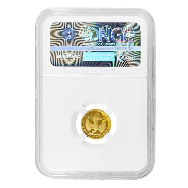 2014 1/10 oz Gold George T. Morgan $100 Union Private Issue NGC Gem Proof UCAM